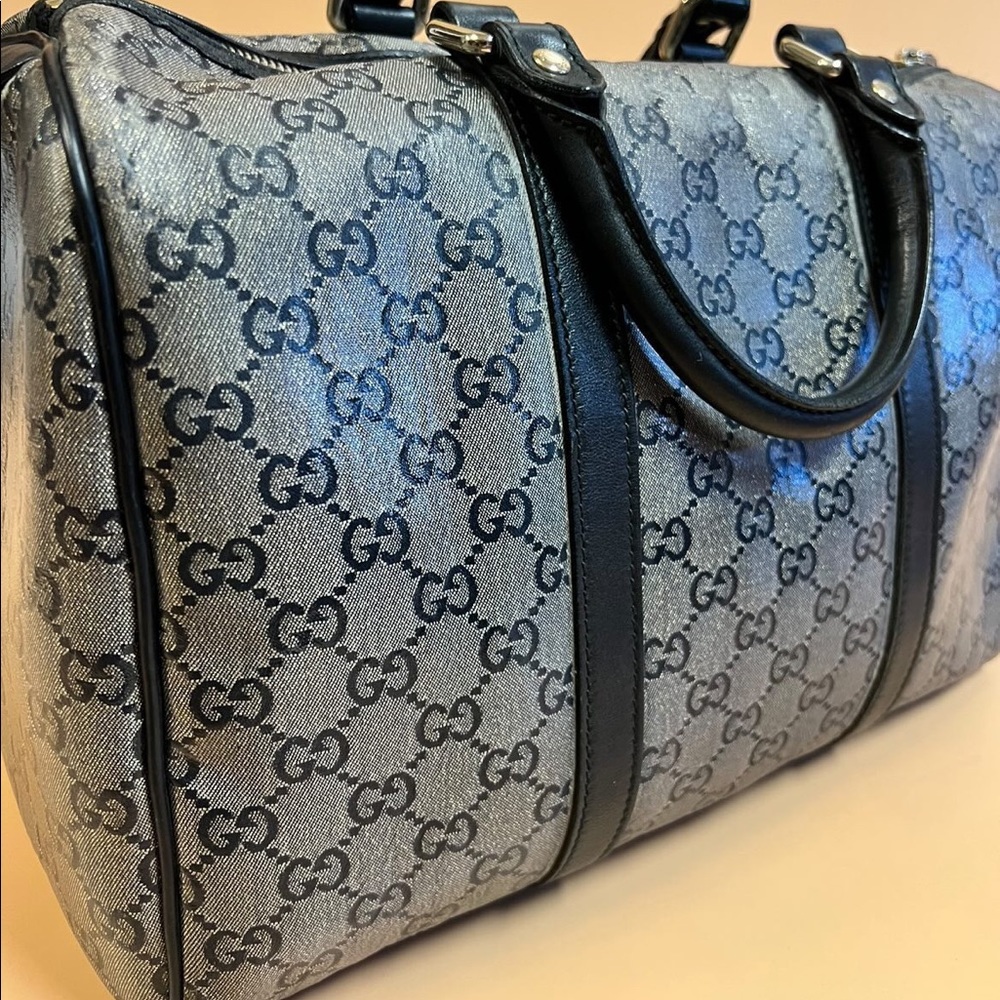 Gucci Iridescent Boston Bag.
